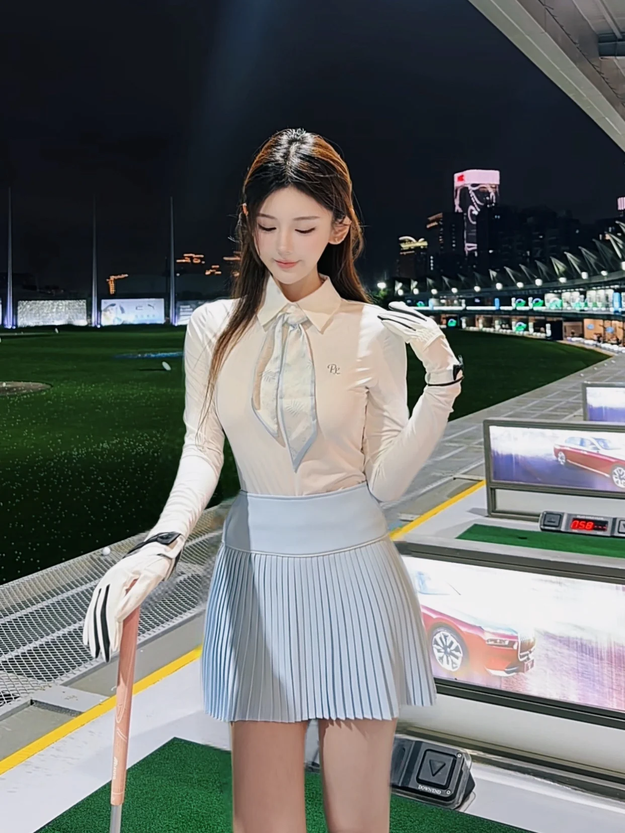 tenue-de-golf-et-de-tennis-pour-femmes-playofgoodhi-style-coreen-ensemble-de-golf-printemps-ete-chemise-short-vetements-de-sport-fitness