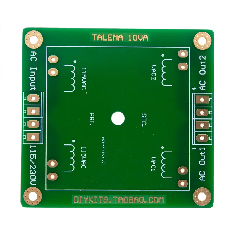 TALEMA BingZi 10VA 15VA 25VA Sealed Audio Transformer Fixed Mounting Plate PCB