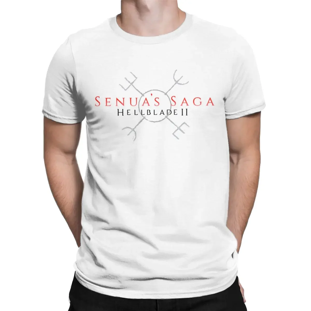 Summer Vintage Senua's Saga: Hellblade II Logo for Men Women T Shirt Games Merch Novelty Tees T-Shirt 100% Cotton Adult Clothing