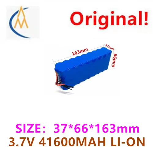 

buy more will cheap Original full capacity 18650 lithium rechargeable battery 41600MAH 3.7V 2.54 head with protective plate