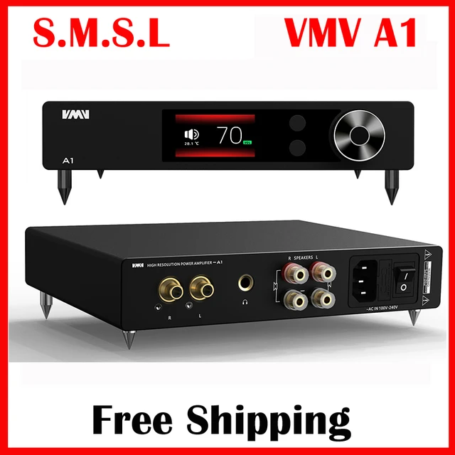 Smsl Vmv A1 High Resolution Power Amplifier Small Delicate Class A Power  Amplifier With Remote Control - Headphone Amplifier - AliExpress