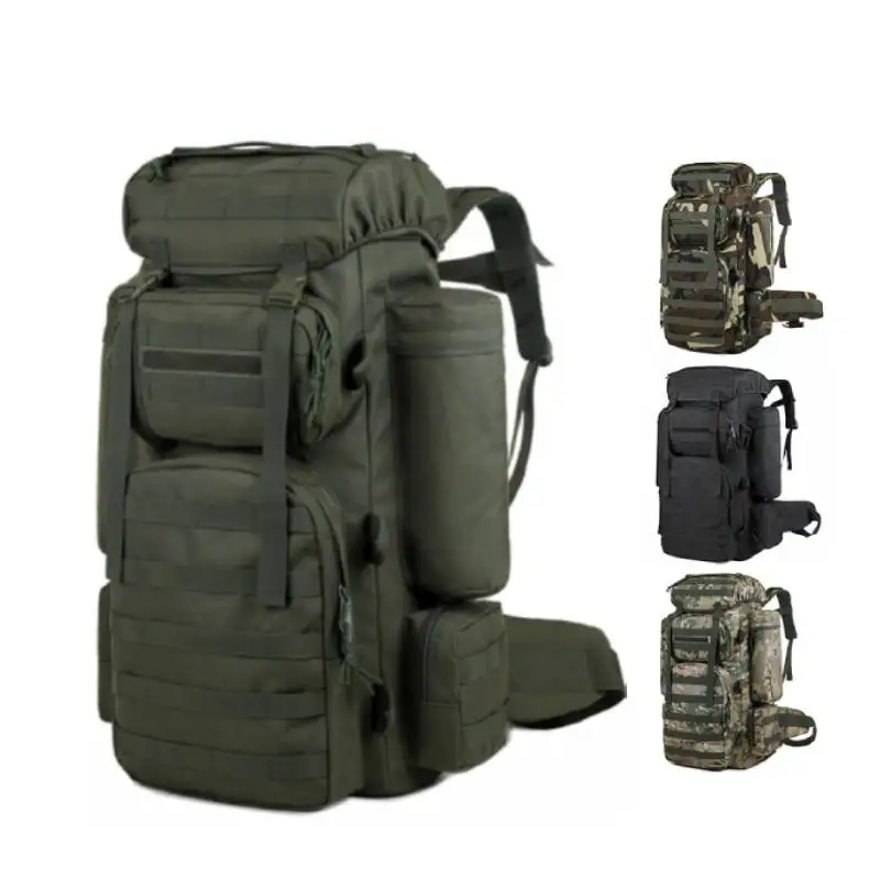 Multifuncional Tactical Shoulder Bag para Homens, Molle Bagagem Mochilas, Escalada, Camping, Montanhismo, Viagem, Caminhadas, Grande