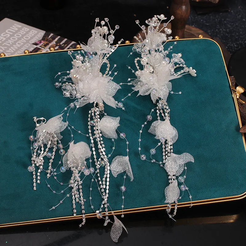 ضوء فاخر جديد غطاء الرأس الزفاف ضوء اكسسوارات الزفاف الغربية اكسسوارات الزفاف رائعة الحلو موري جميع مطابقة