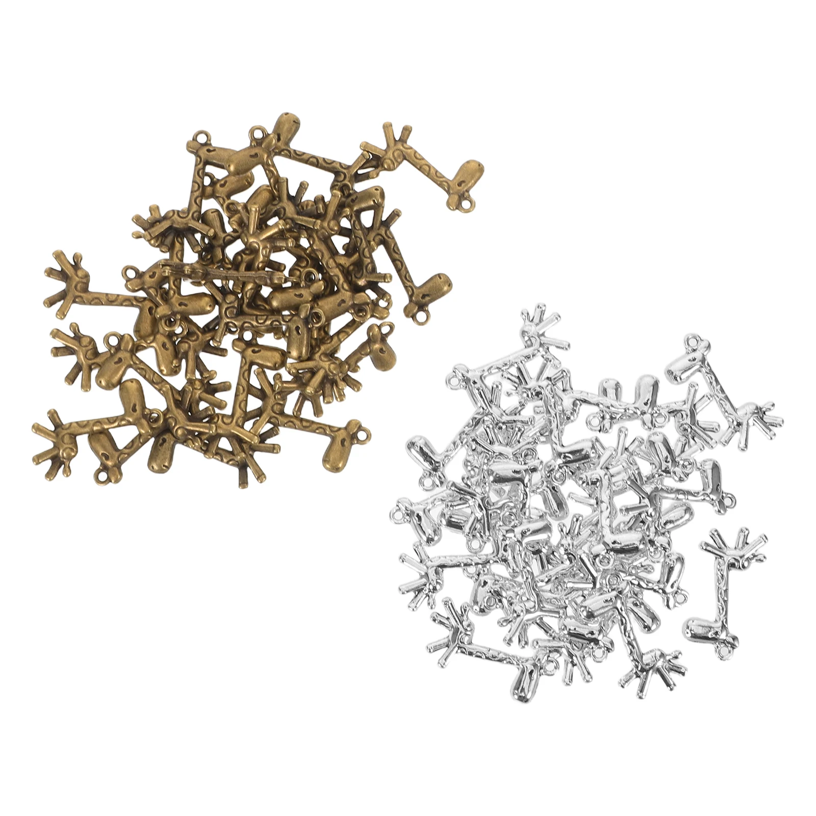 

100 Pcs Alloy Jewelry Accessories Cute Animal Pendant Charms Earrings for Bracelets Choker Enamel