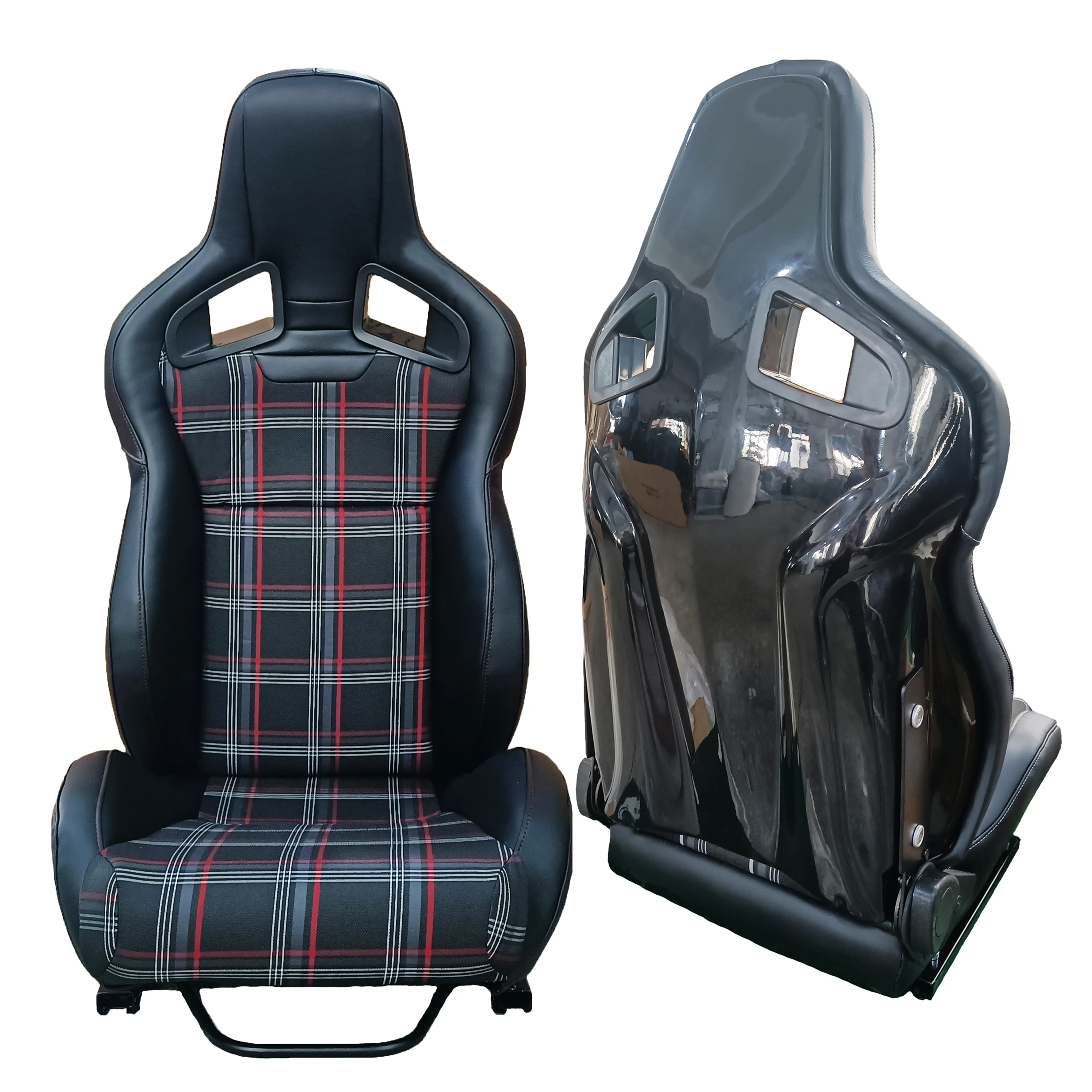 

JIABEIR 1039R Fiberglass Back Adjustable Leather Fabric Suede Car Vehicle Racing Seats