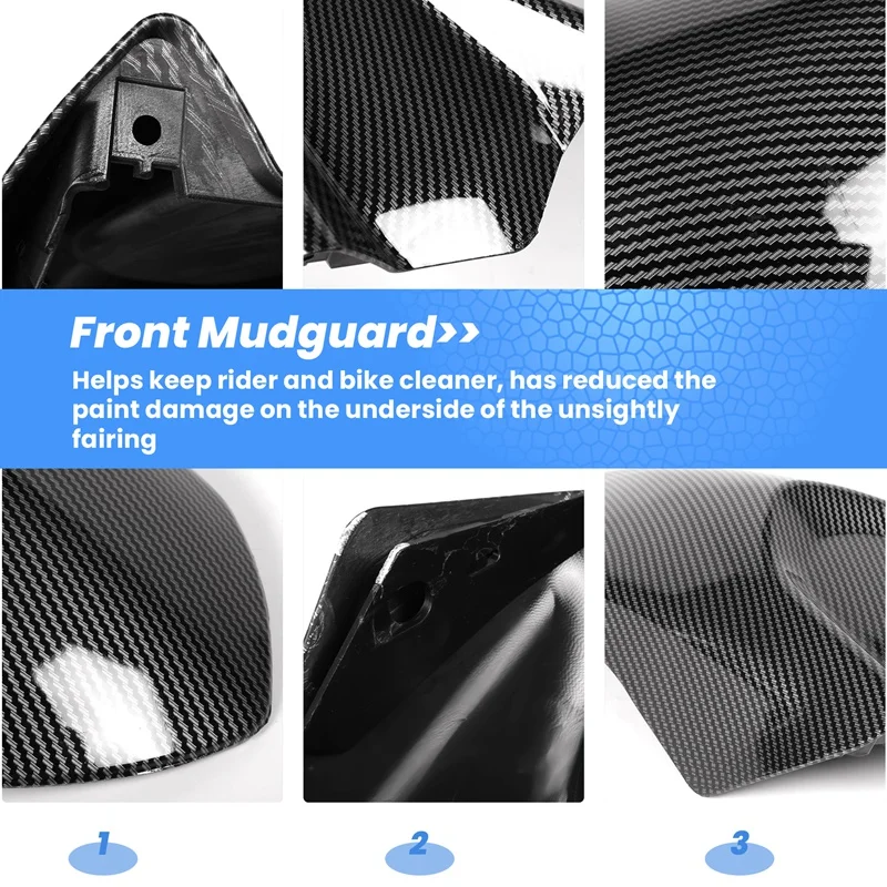 

N!b-@Motorcycle Front Mudguard Front Tire Fender Guard Motorcycle Splash Protection Cover for YAMAHA NVX Aerox 155