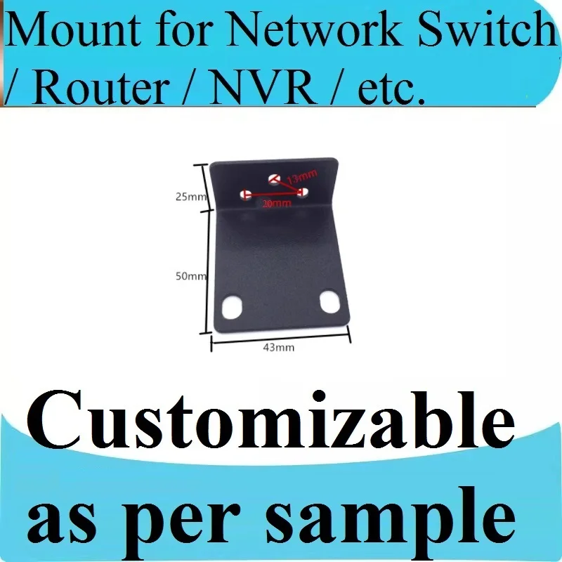 Suitable for TP-LINK TL-SF1024S16S 1024T SG1024DT switch ear bracket hanger, Welcome to Customize, Only 1pcs