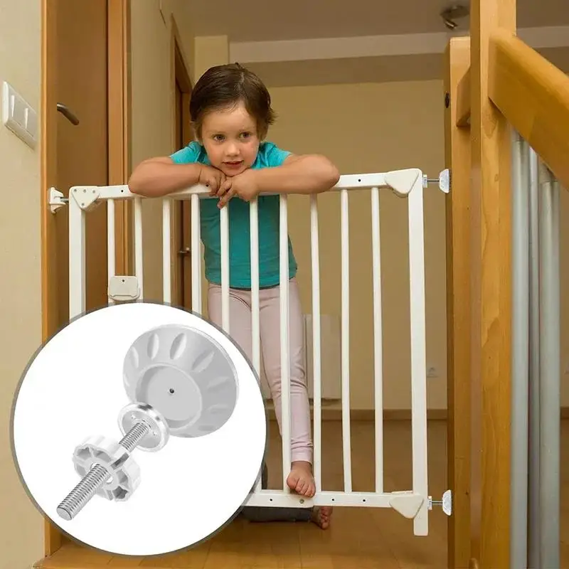 Walk Thru Gates Wall Cups Guard Safety Gate Screw Bolts Kit for Baby Pet Dog Stair - view 2