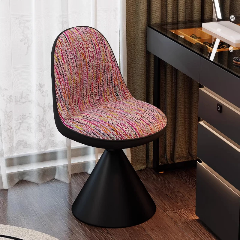 

Modern Luxury Italian Style Makeup Stool Rotatable Backrest Makeup Chair Gaming Chairs Office Chairs Furniture Sofa Stool