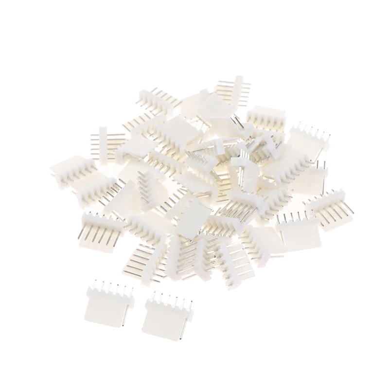 50Pcs KF2510 Connector 2.54MM Male Pin Header 2/3/4/5/6Pin Fan Connector For  For Computer Fan