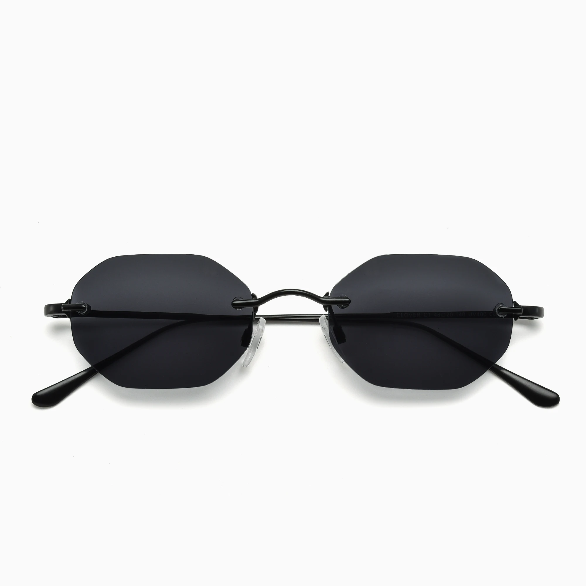 Rimless Sunglasses Ultra Lightweight & Hypoallergenic for Sensitive Skin for men women