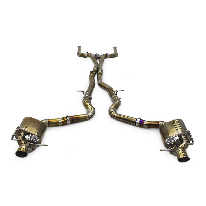 Yooking Gold Titanium Escape OEM Factory Valve Exhaust Pipe For Mercedes-Benz E63/E63S AMG W213 4.0TT 2016-2023