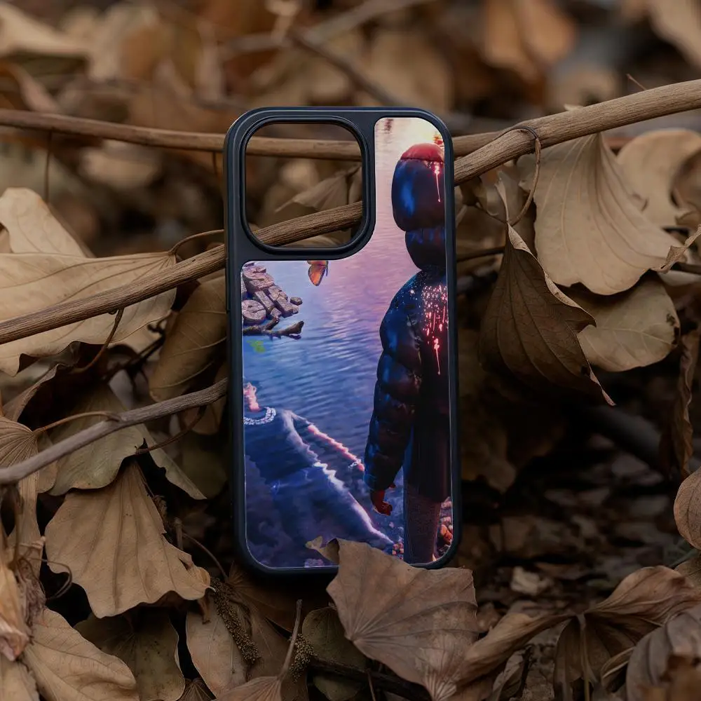 Чехол для телефона A Boogies wit da Hoodies для iPhone 17, 16, 15, 14, 13, 12, Pro Max Plus, черная рамка, акриловое углеродное волокно, твердый корпус