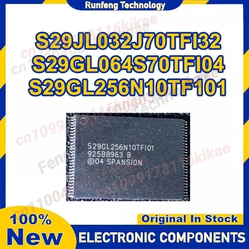 10 PZ S29JL032J70TFI32 S29GL064S70TFI04 S29GL256N10TF101 Nuovo Originale in magazzino