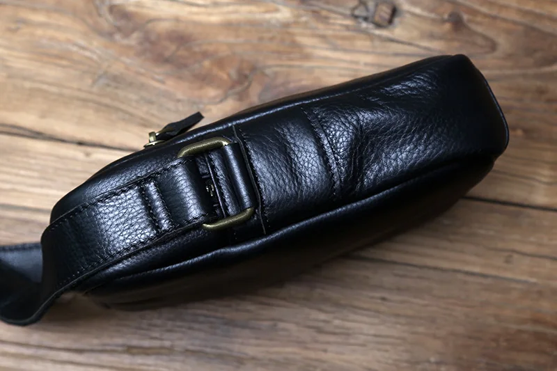 NZPJ Echtes Leder Herren Umhängetasche Lässige Umhängetasche Natürliches Rindsleder Vertikale Herrentasche Trend Tablet Computertasche – Detail 9