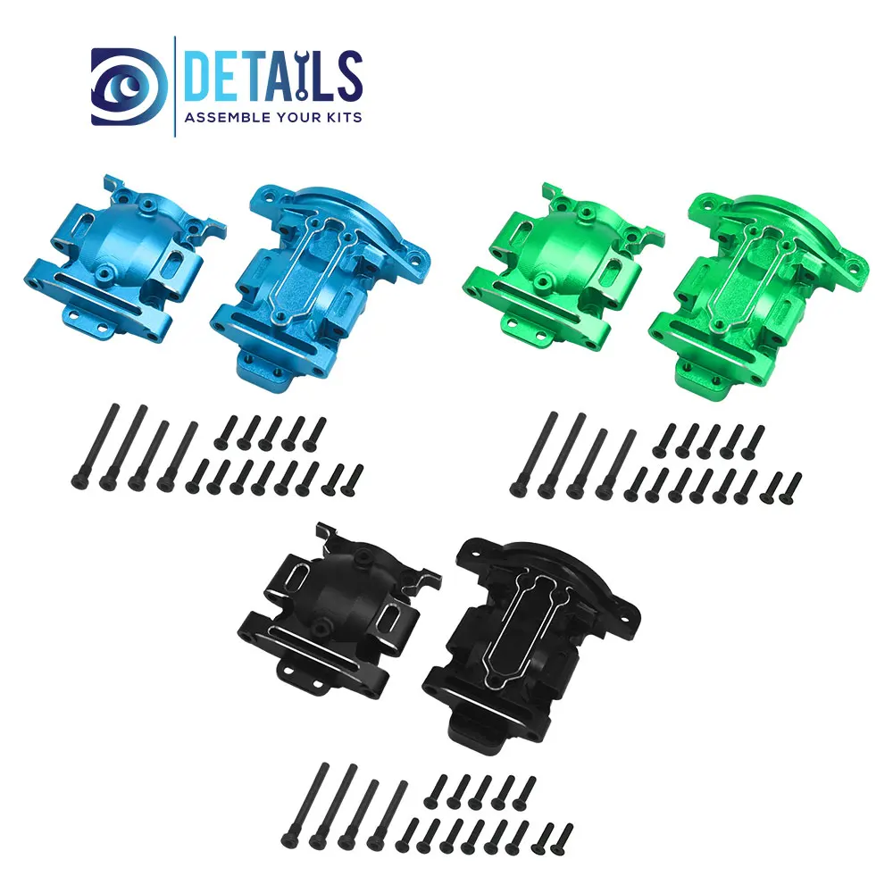 7075 Aluminum Rear Gear Box For TRX MINI MAXX BL-2s 4WD Brushless Monster Truck 107154-1 Upgrade Parts