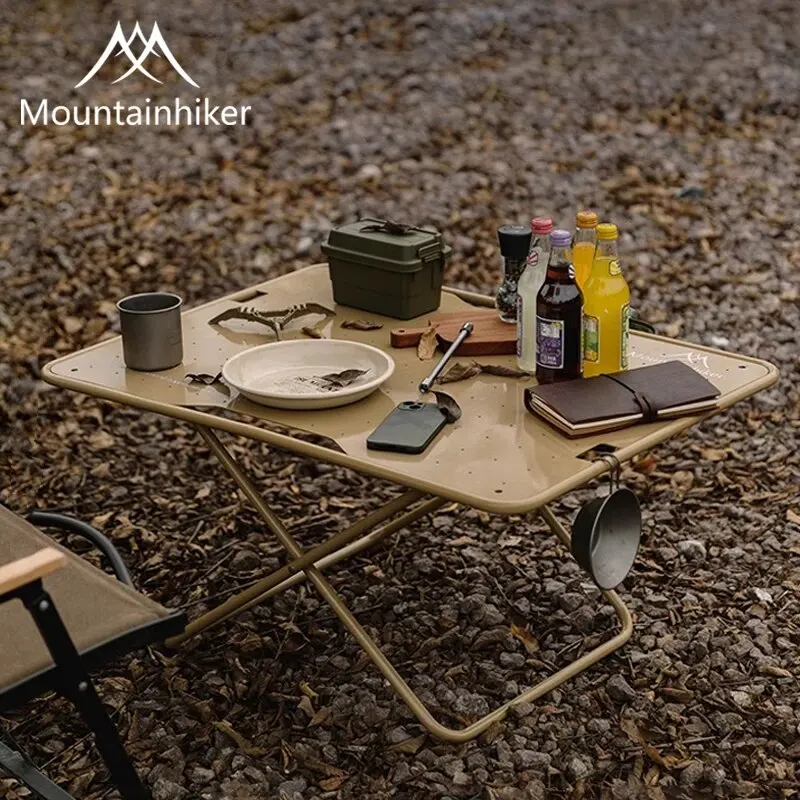 

MOUNTAINHIKER Portable Folding Camping Table Self-driving Foldable BBQ Desk Outdoor Picnic Table Aluminum Alloy Table
