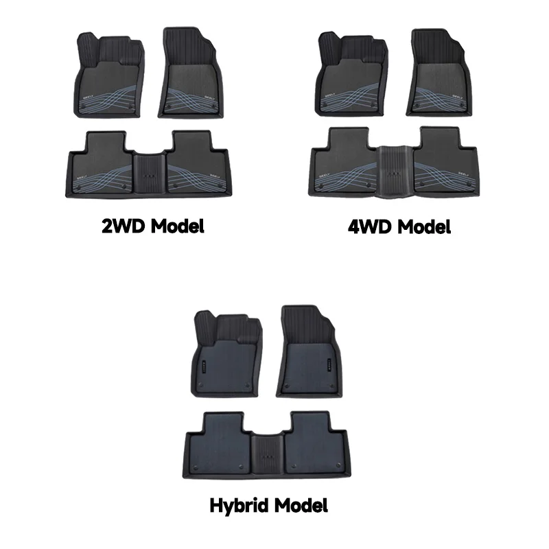 For GEELY Monjaro Manjaro Xingyue L KX11 2021-2026 Original Factory TPE Foot Pad Set Car Accessories for Vehicles