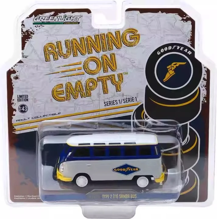 

1:43 Тип 2 (T1) Автобус Samba Высокая имитация сплава Модель автомобиля Коллекционная игрушка Подарок Сувенир Дисплей Орнамент