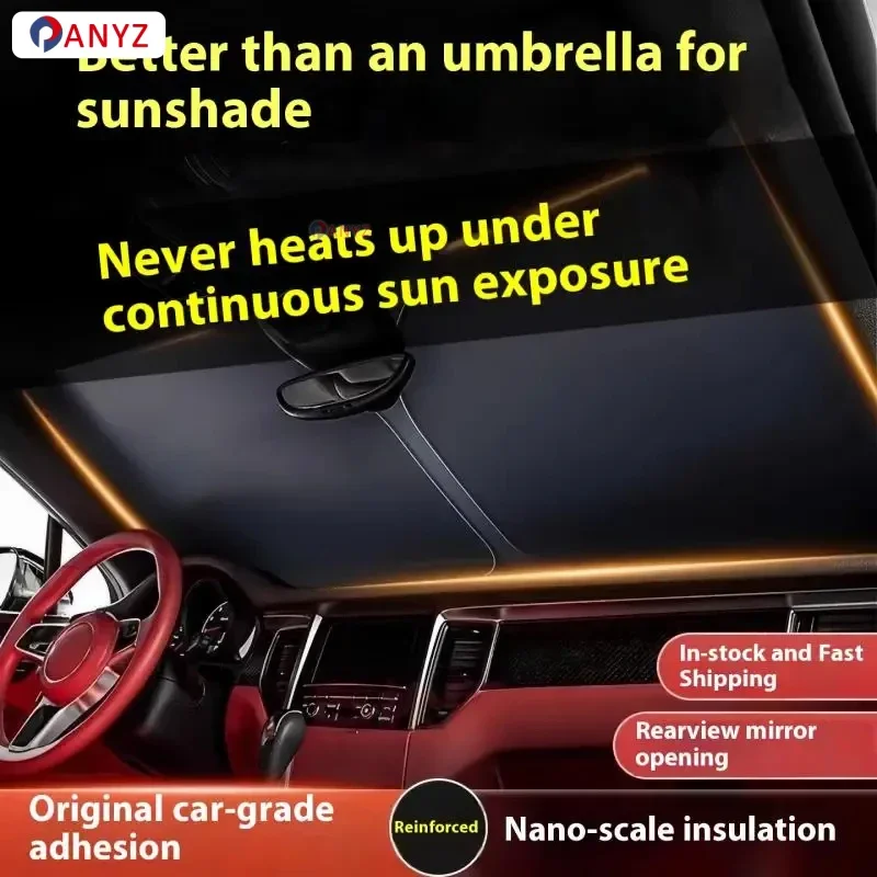 For Volkswagen Atlas Cross Sport 2024-2026 Car Windshield Sunshade Cover Front Window Sun Shade Heat Insulation Auto Accessories - view 5