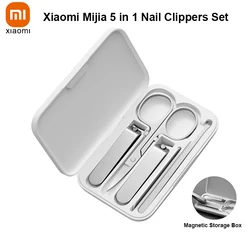 5 in 1 XIAOMI Mijia Nail Clippers Tool Kit Manicure Care Earpick Nail File Set for Travel Professional Nail Cutter Trimmer