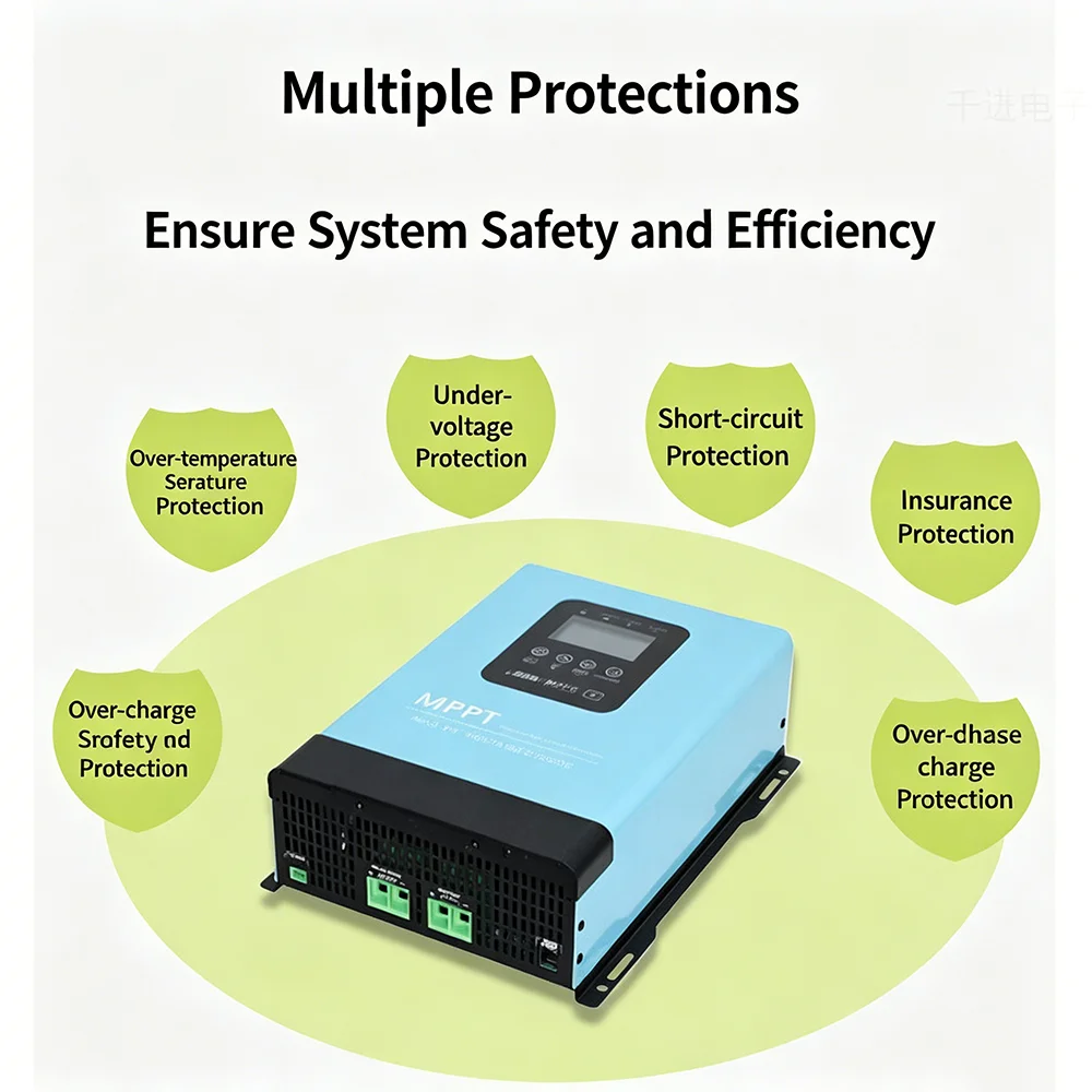 120A 30A 60A 12V 24V 36V 48V 60V 72V Off-grid Solar System Battery Charge RS485 Mppt PV 150V 230V Solar Charge Controller