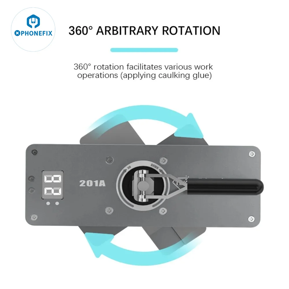 TBK-201A Screen Pressure Rotating Pressure Holding Mold Digital Display Phone Screen Back Cover Pressing Rotary Repair Fixture