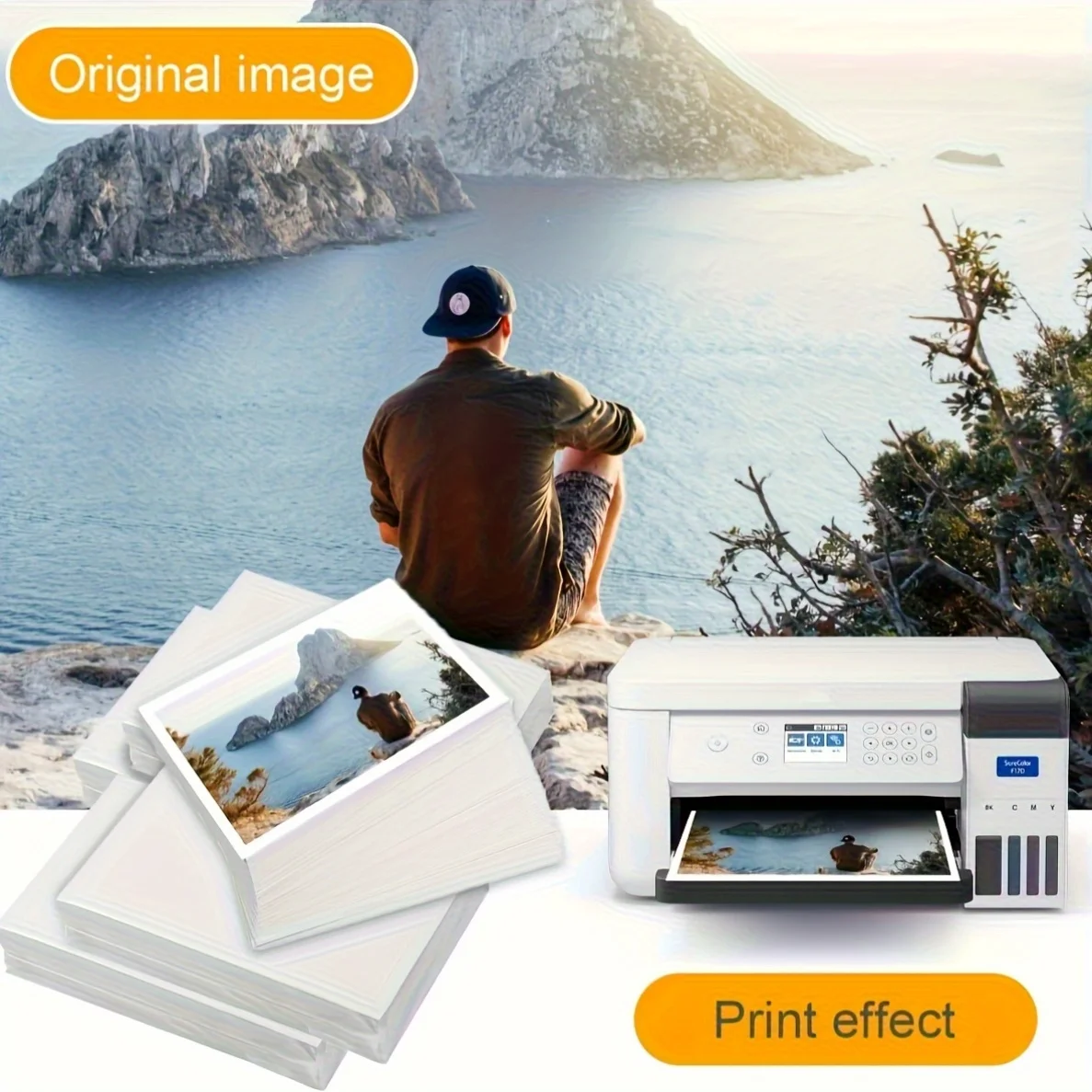 HUSPER 3.5×5 inch 180G 100 Sheets Inkjet High glossy photo