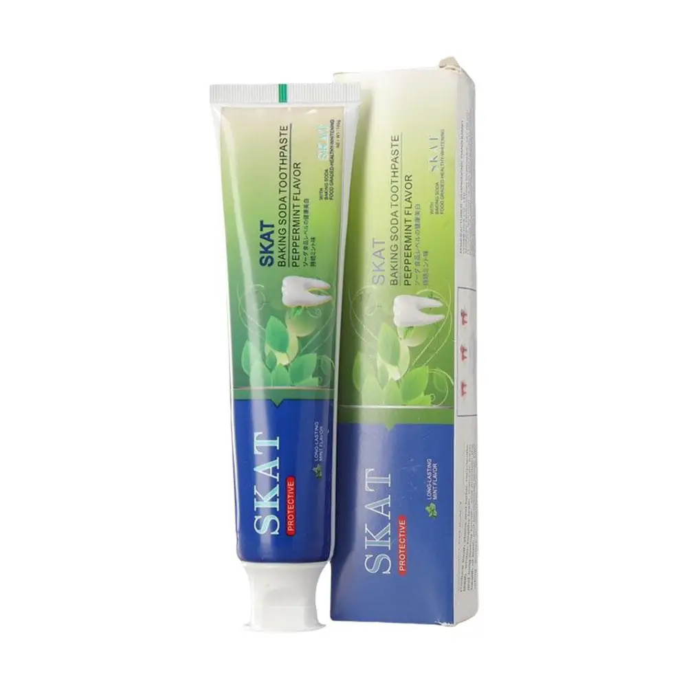 Dentifrice de blanchiment des dents au bicarbonate de soude, livres profonds, hygiène buccale, élimination des SAF, haleine fraîche, outils de soins de santé dentaires, 180g