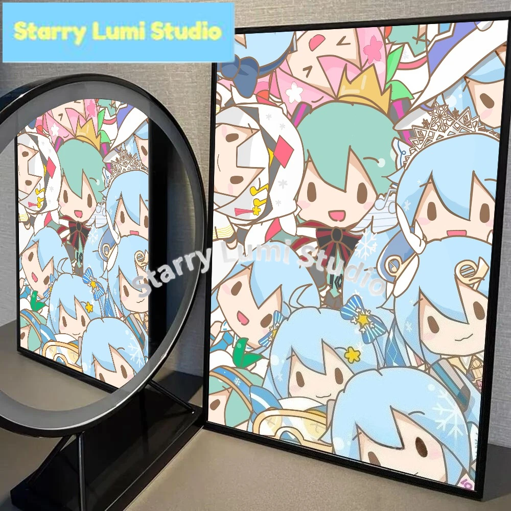 

5D DIY H-Hatsune Miku Anime Girl Diamond Painting Decoration Game Room Decoration Gift