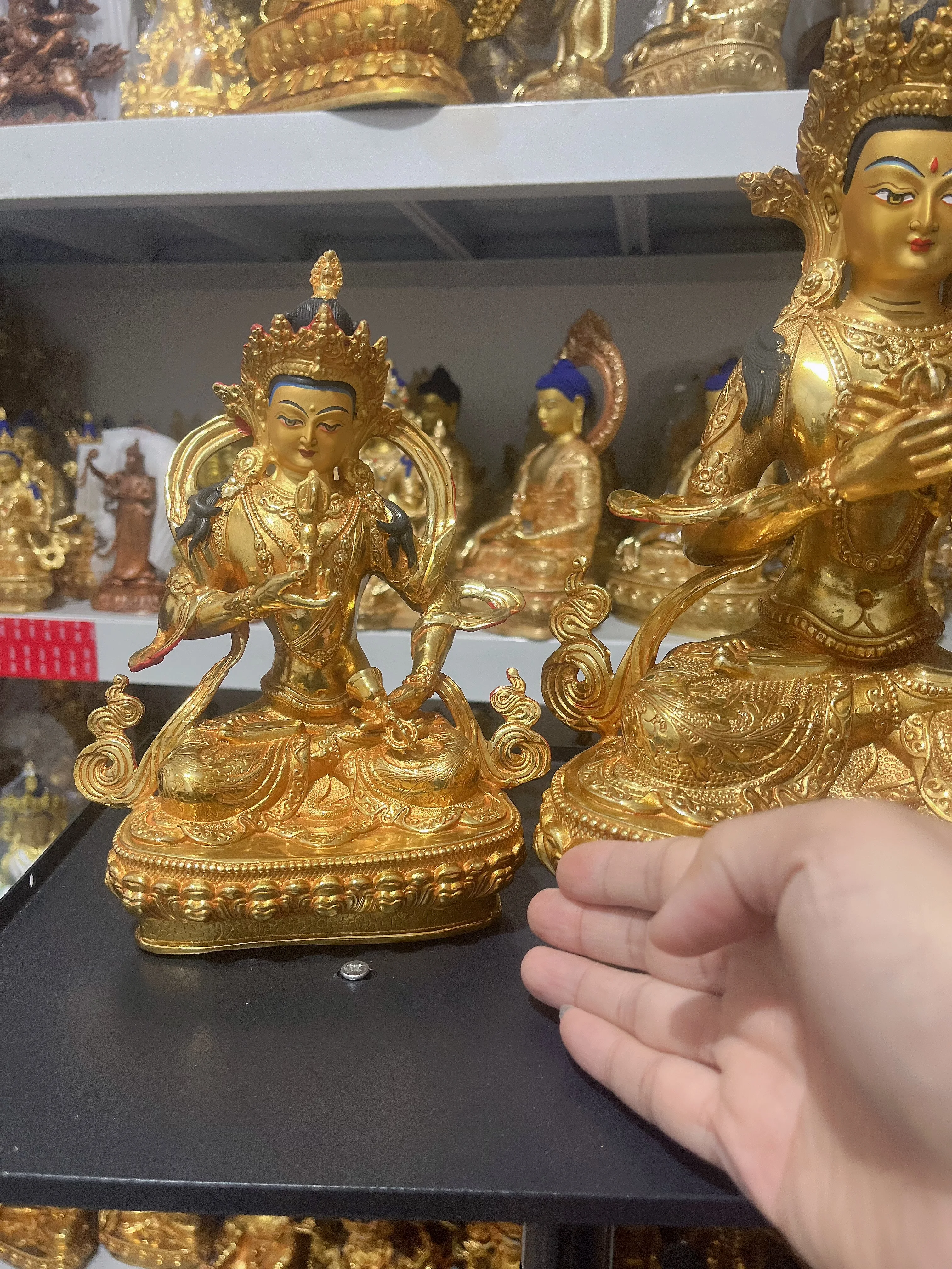 Wholesale buddha statue golden Buddha Rare Vajrasattva Vajradhara Buddha statue for temple Monk Greco Buddhist worship buddha