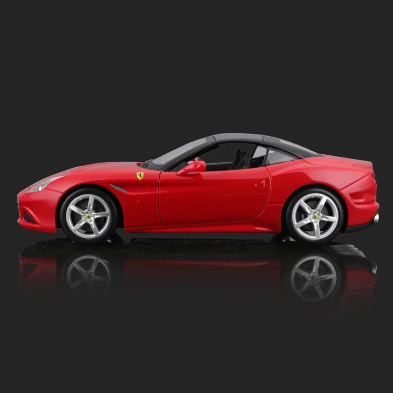 1:18 Bburago Ferrari California T Sports Convertible Car Diecast Model Edition Alloy Luxury Vehicle Model Statue Toy Kids Gifts