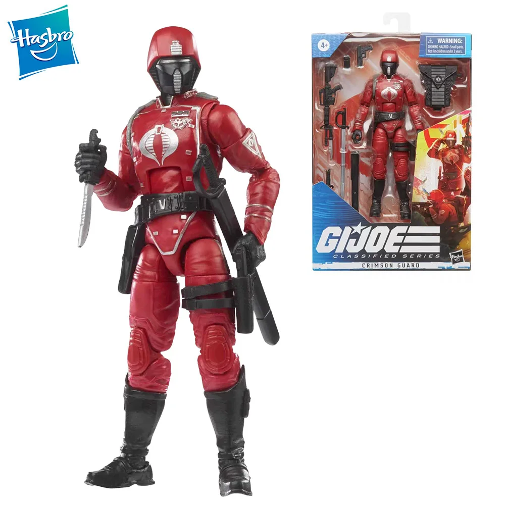 In Stock Original Hasbro G.i. Joe Classified Series Crimson Guard Anime Figure Action Figure Model Collection Toys for Boys