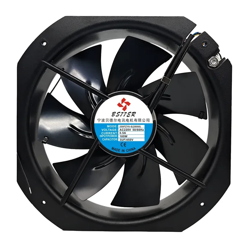 for Bedell 200/250FZY6/7/8-S Power Frequency Axial Flow Fan 28080 22580 All Metal High Temperature Resistance