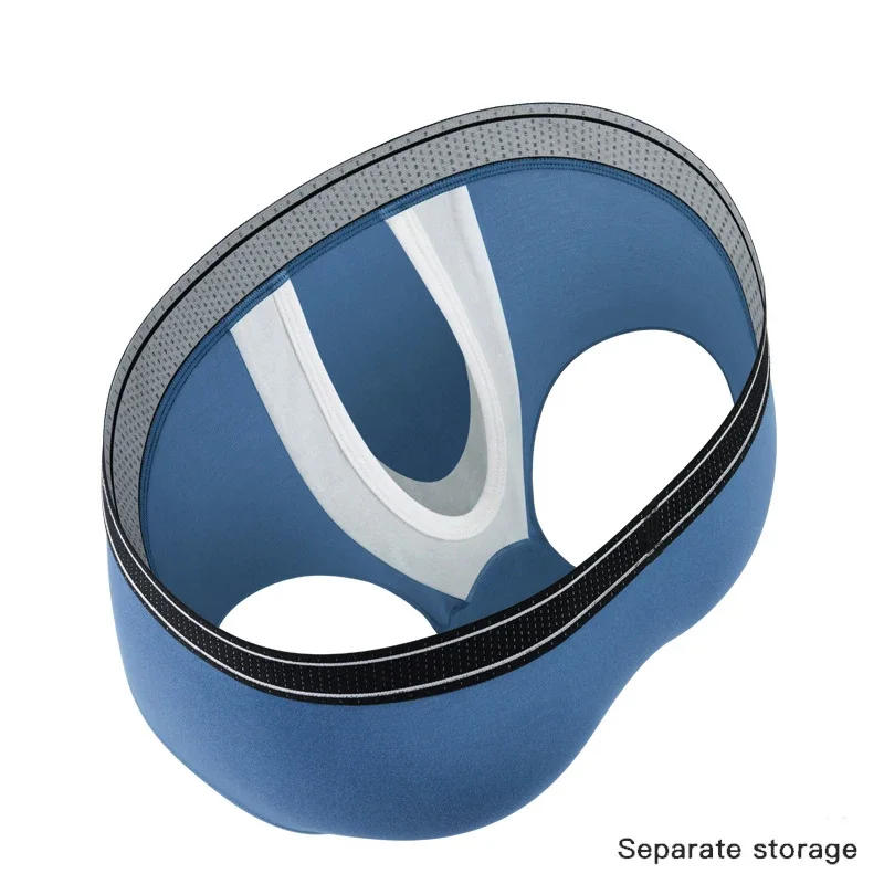 

XL-5XL сексуальные дышащие шорты-боксеры из модала для мужчин с разделительной сумкой, удобное нижнее белье, мужские плавки Calzoncillo