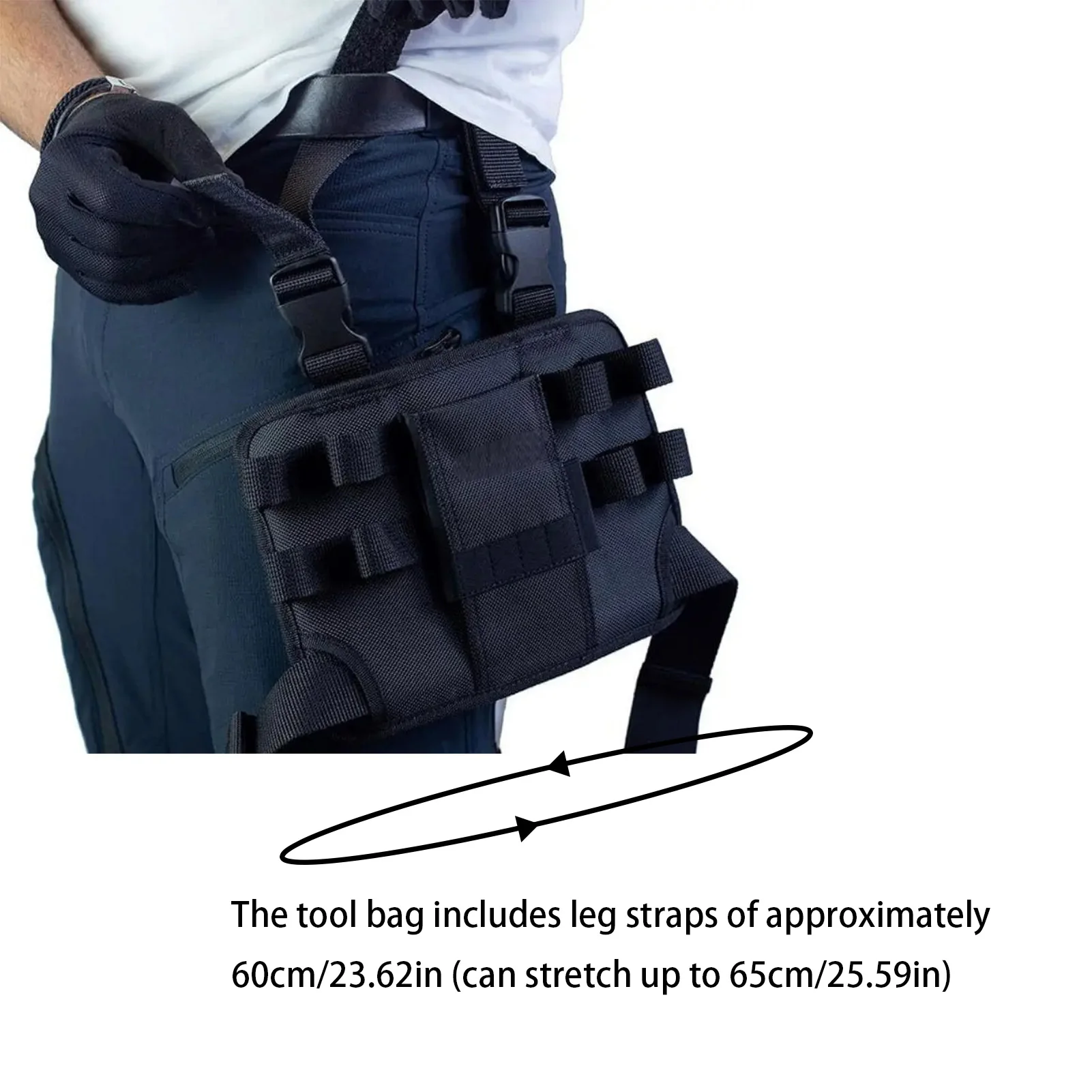 Tool Pouch with Belt Clip Convenient Belt Clip Design Repair Tool Bag Holster Suitable for Organizing Your Essential Tools