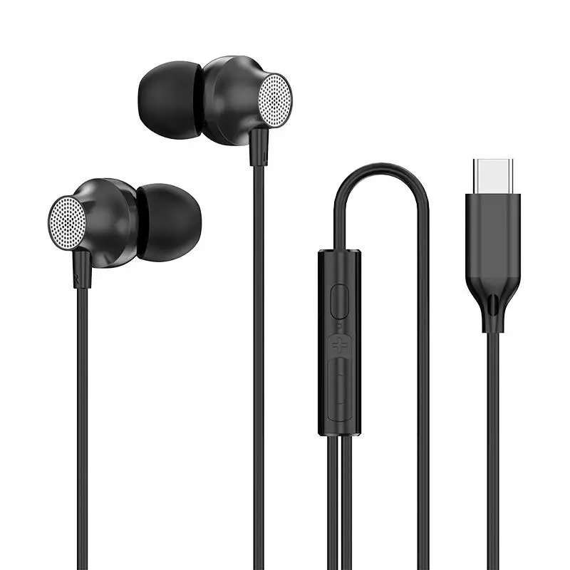 USB C Tai Nghe Nhét Tai Đồng Driver Hifi Tai Nghe Thể Thao-Tai Loại-C Dây Điều Khiển Tai Nghe Bass Âm Nhạc tai Nghe Dành Cho MP3 Điện Thoại