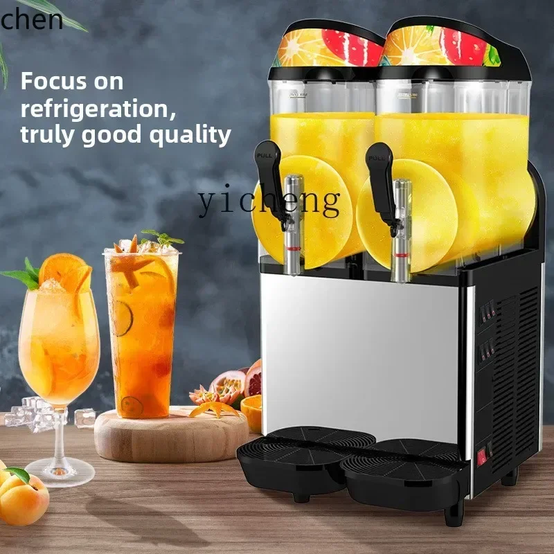 

Snow Melter Commercial Single and Double Cylinder Slush Machine Cold Drinking Machine Snow Smoothie Machine
