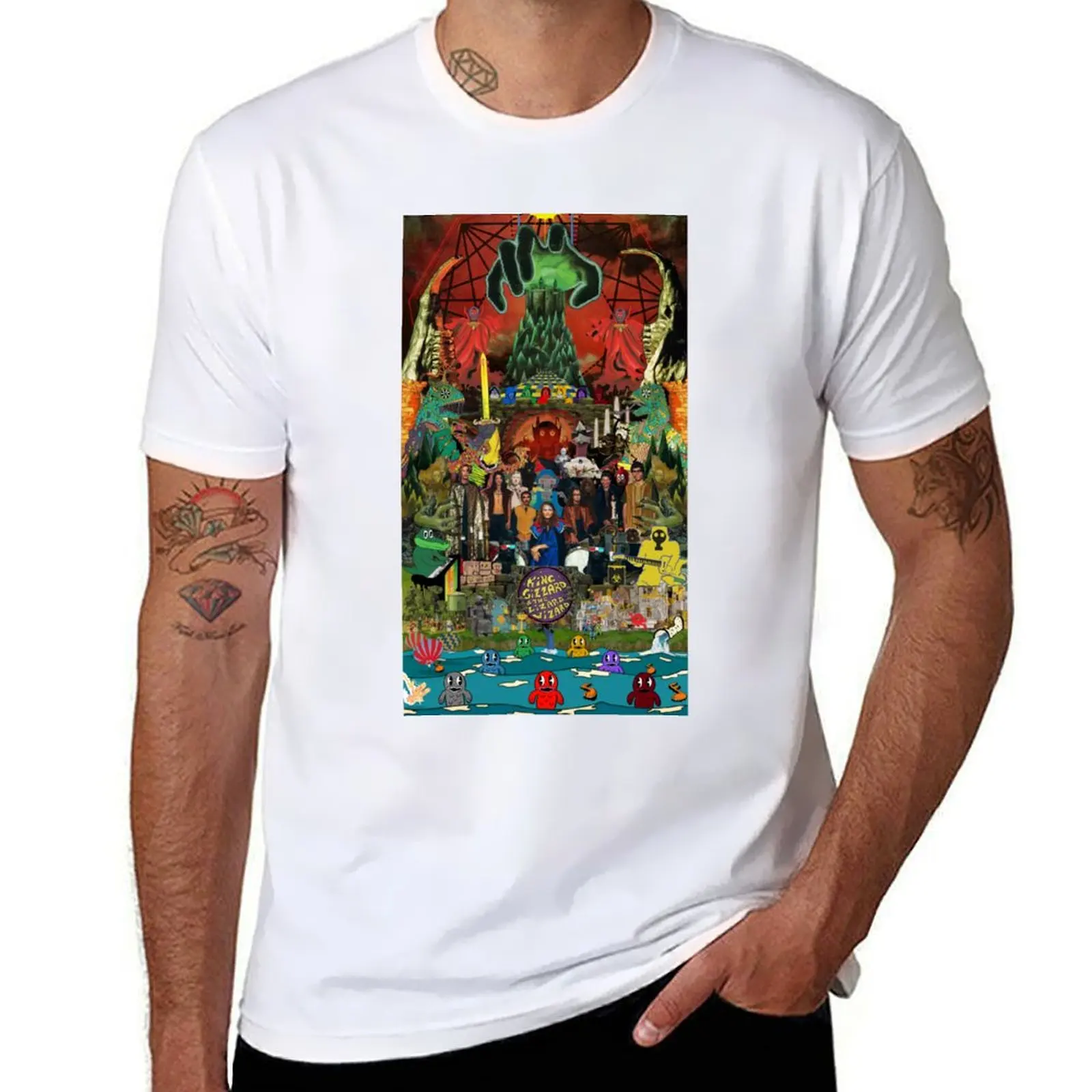 

King Gizzard and the Lizard Wizard Collage - all proceeds to charity - King Gizzard's Altered Beasts Club Band T-Shirt