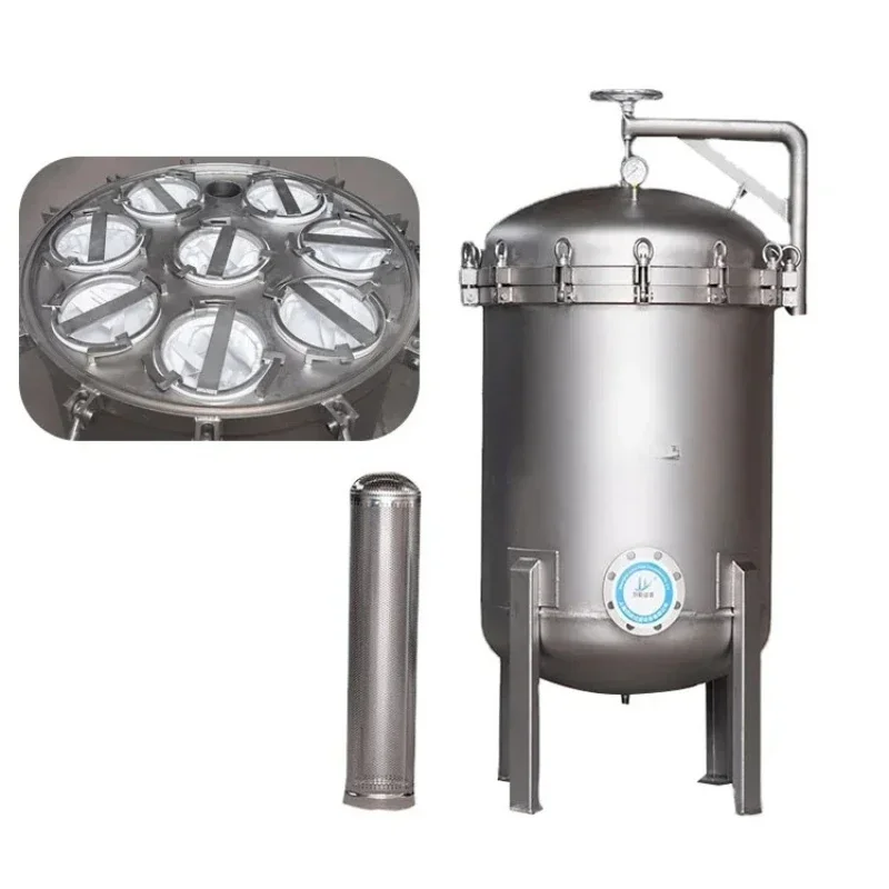 Single Bag Filter Pot Multi Bag Filter Pot High Pressure Filter Pot
