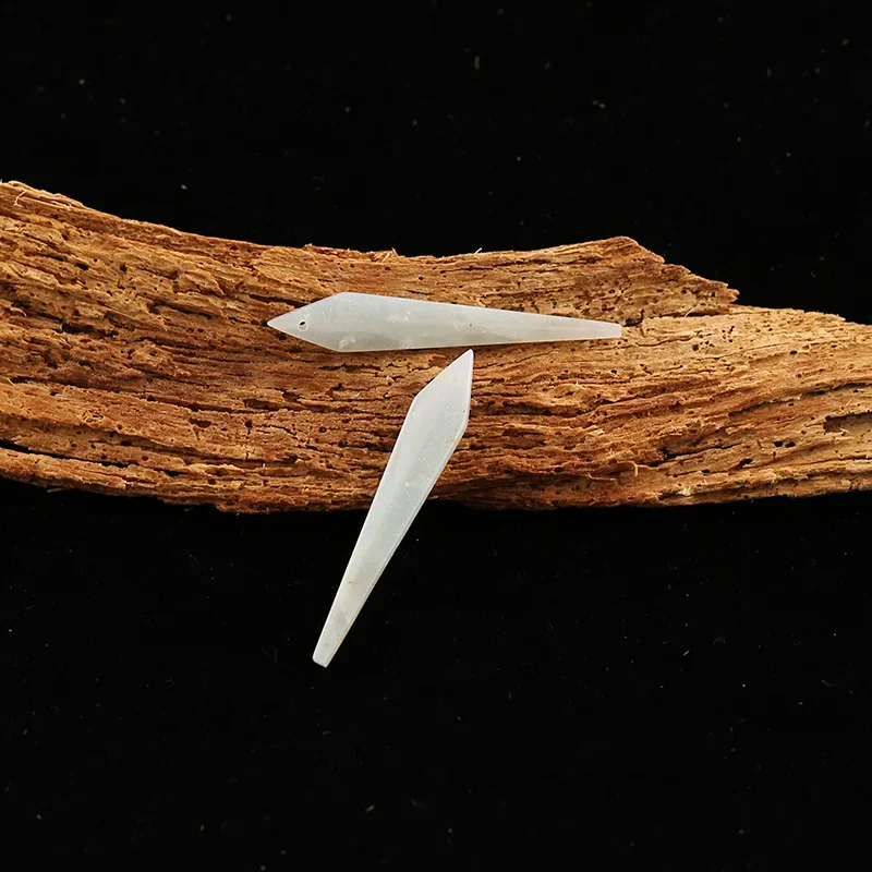 B&F Green Aventurine  Earring Beads for Jewelry Making, Handmade Natural stones beads, Stones for jewelry Making Supplies