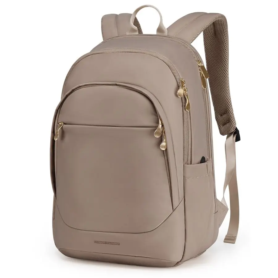 

FLIGHT Travel Laptop Backpack Women, 17.3 Inch Laptop Backpack with USB Charging Hole, Water Resistant College Bookbag, Black Co