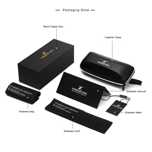 Kingseven chính hãng mới 2024 thiết kế nam phân cực thể thao phân cực kính râm UV Sunny Fashion Lens 8 Kính bán hàng chính Kingseven Bản gốc - 5