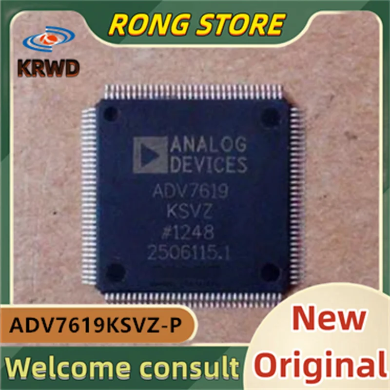 

(2PCS）ADV7619KSV ADV7619KSVZ ADV7619KSVZ-P ADV7619 TQFP-128 New and Original Chip IC