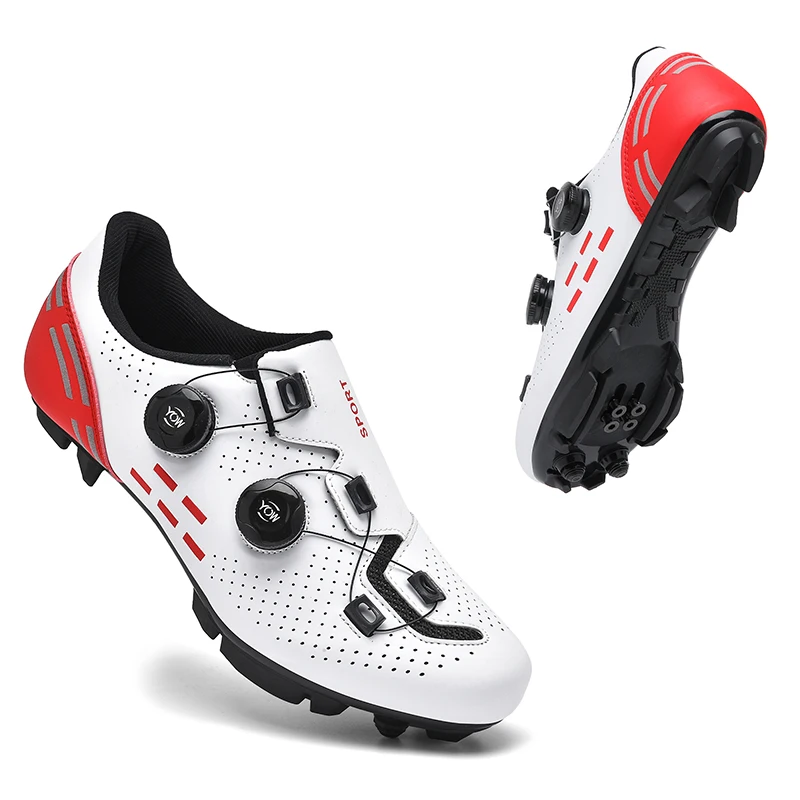 Nuove scarpe da ciclismo da uomo comode e leggere SPD autobloccanti scarpe sportive da ciclismo su strada da donna scarpe da ciclismo MTB all\'aperto