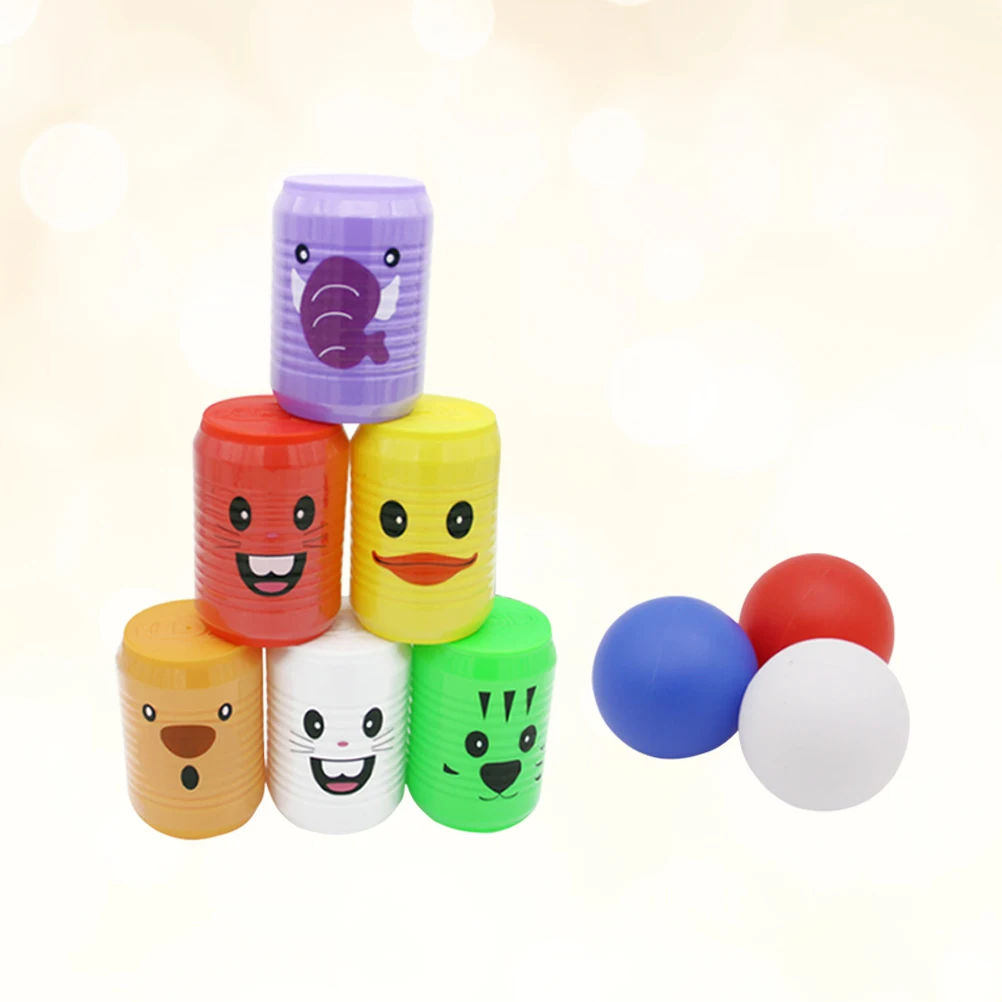 

Bowling Cans Balls Set Kids Toy Children Sports Eco Friendly Durable Safe Educational Intelligence Development