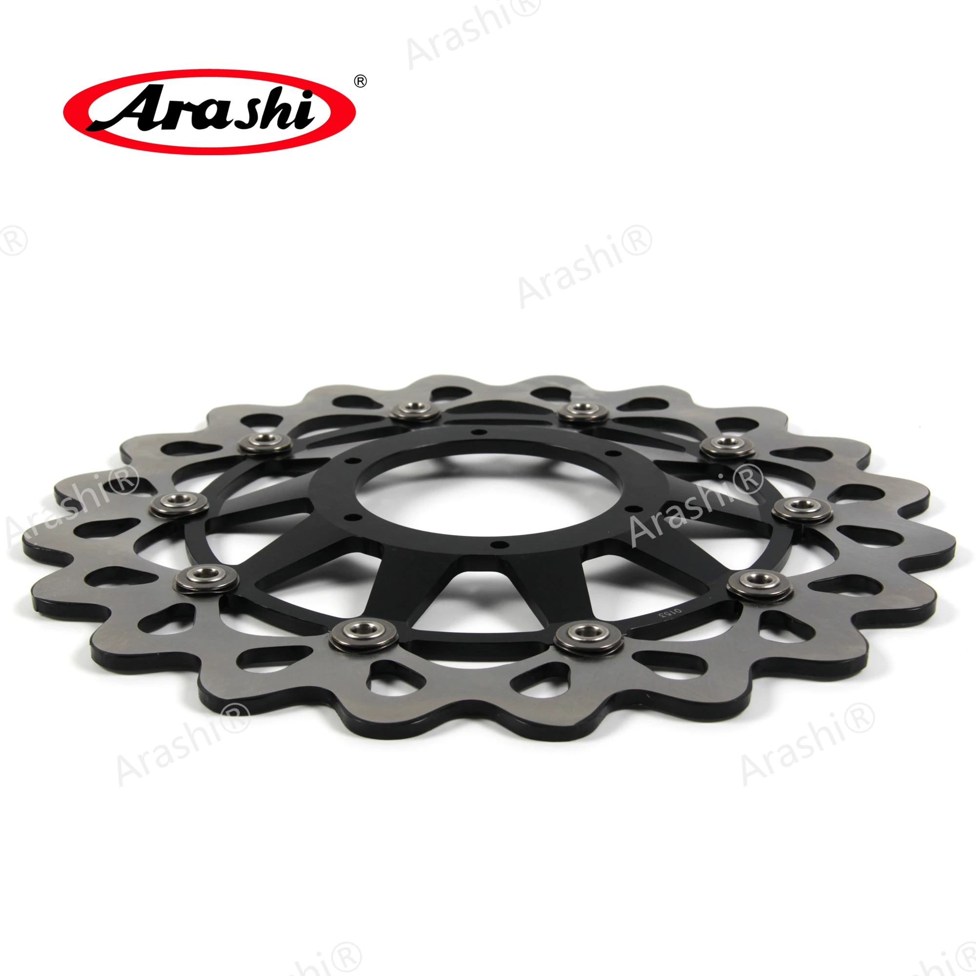 Arashi 1 Pair 320mm CNC Front Brake Disc Rotors For HONDA CBR1000RR CBR 1000 RR 2008 2009 2010 2011 2012 2013 2014 2015 2016