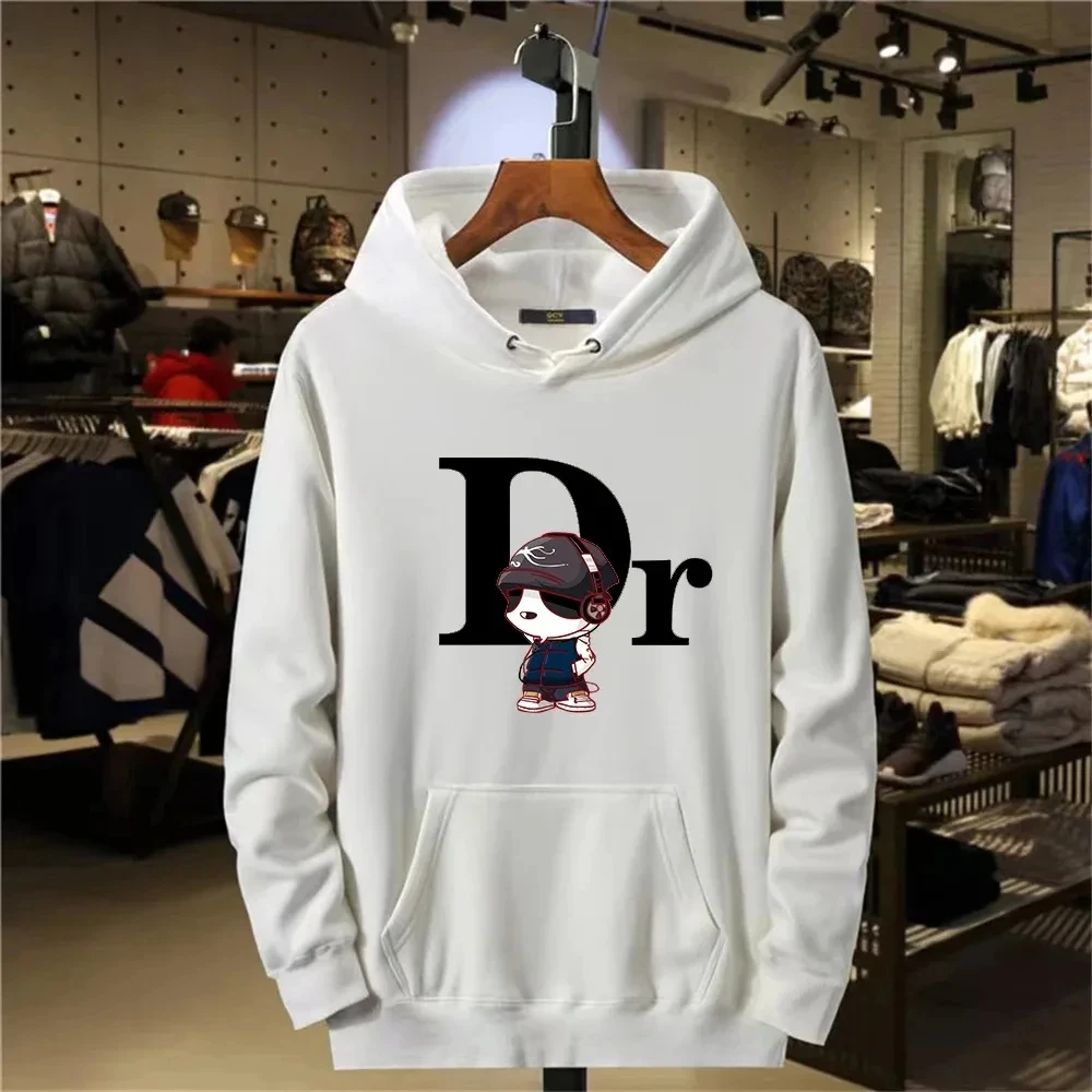 

Fashion Leisure Sports 2024 Men's and Women Leisure Sports Printed Loose Leisure Long Sleeved Japanese Leisure Sports Sweatshirt