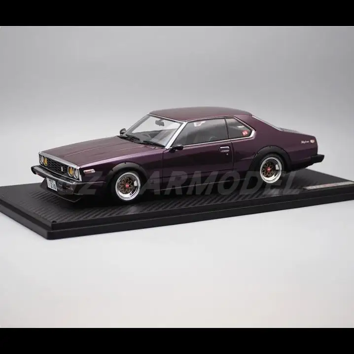 

IG 1:18 Skyline 2000 GT-ES C210 Фиолетовый IG3232 JDM Моделирование Ограниченная серия Смола Металл Статическая модель автомобиля Игрушка в подарок