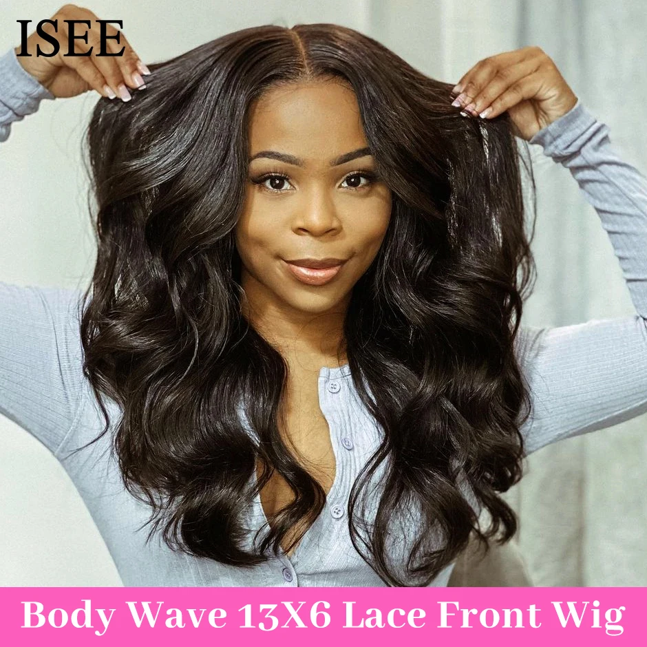 ISEE Hair Wig Peruvian Body Wave 13X6 HD Lace Frontal Wig For Women New In Human Hair Wig On Sale Clearance Aliexpress France